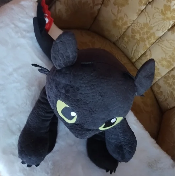 Build A Bear How to Train your Dragon Toothless 2015 Plush DreamWorks - Picture 2 of 8